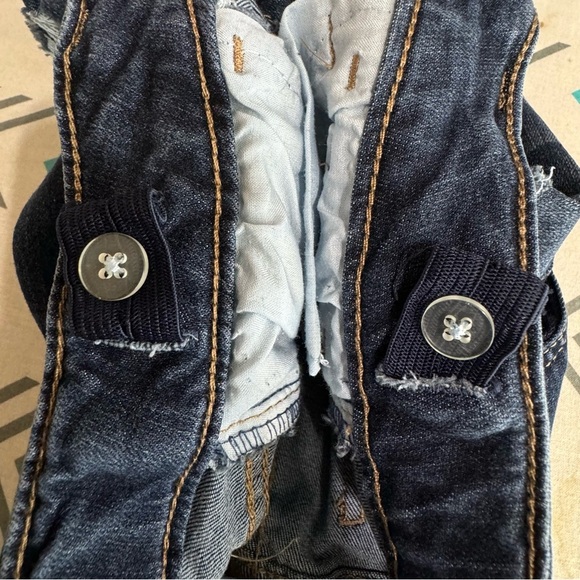 So Girl’s Distressed Dark Wash Snap Fly Skinny Jeans - Picture 6 of 9